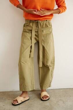 NEW JAMIE HALLER the karate pants in eucalyptus